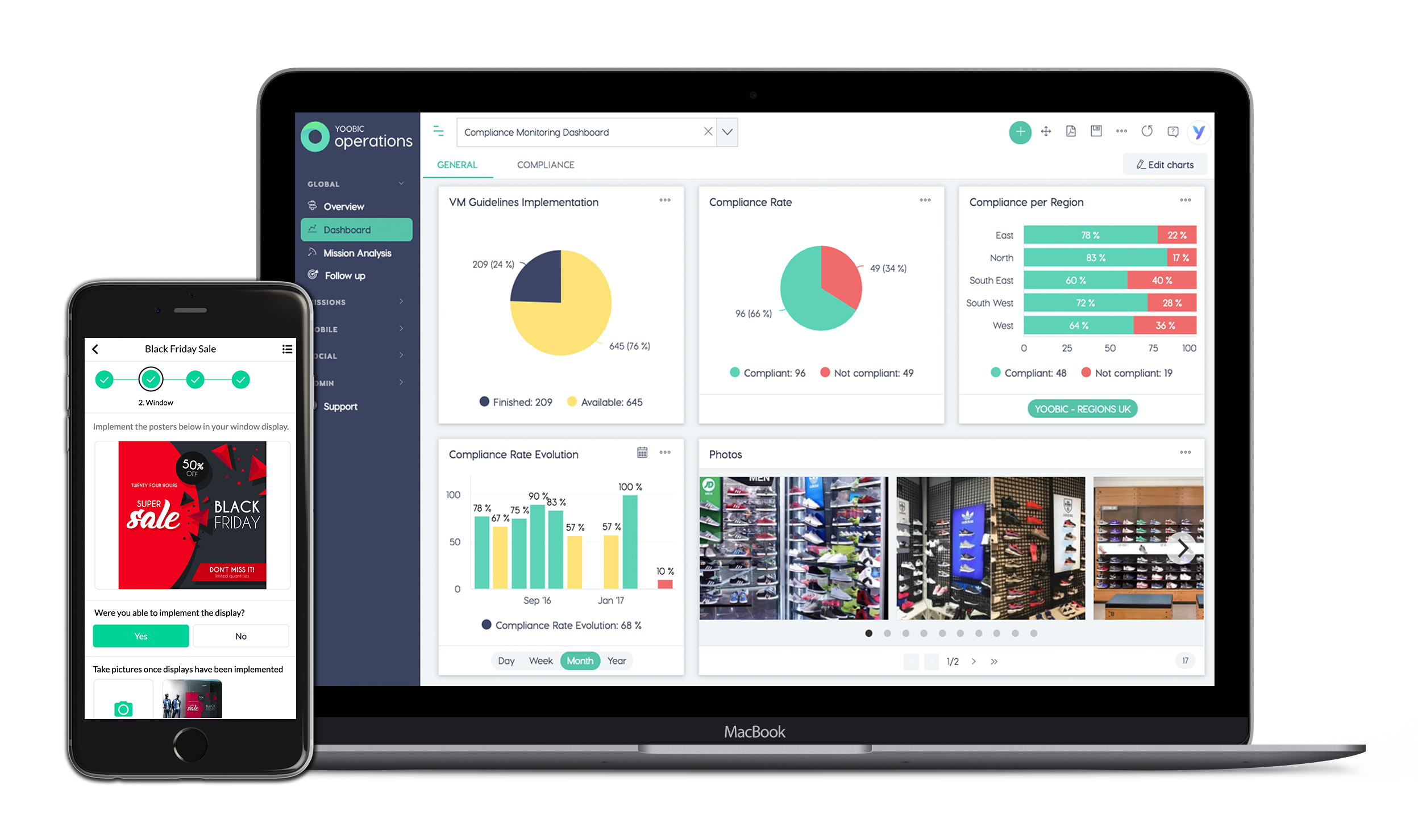 YOOBIC for athletic footwear retailers